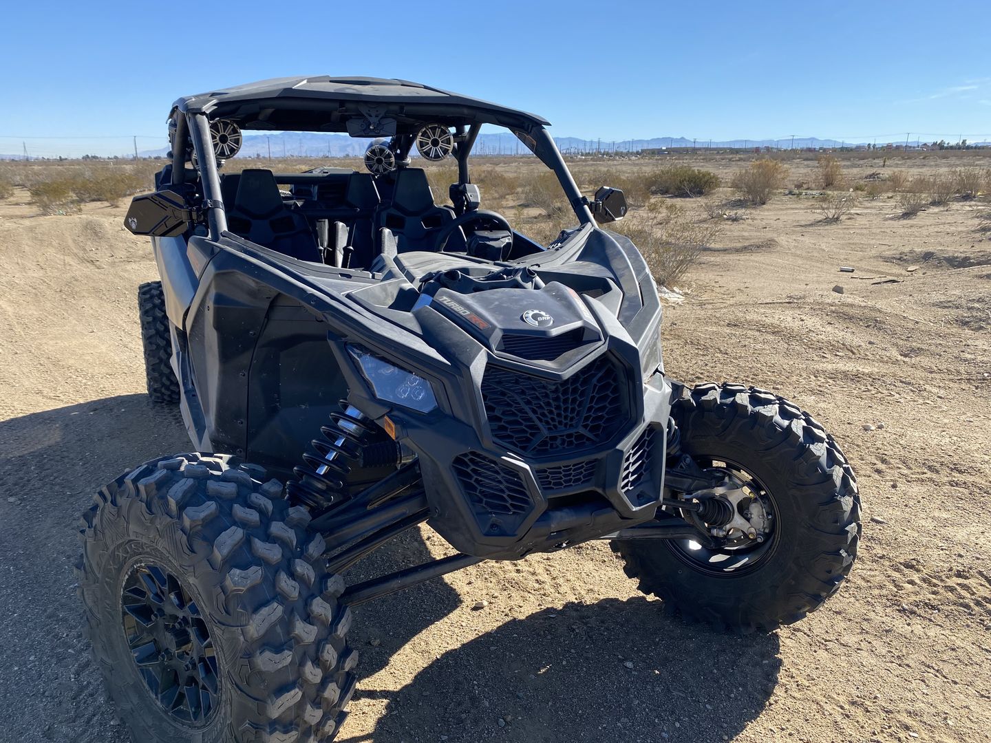 Customer photo review of Cuero Pro UTV Side Mirror (Set of Two)