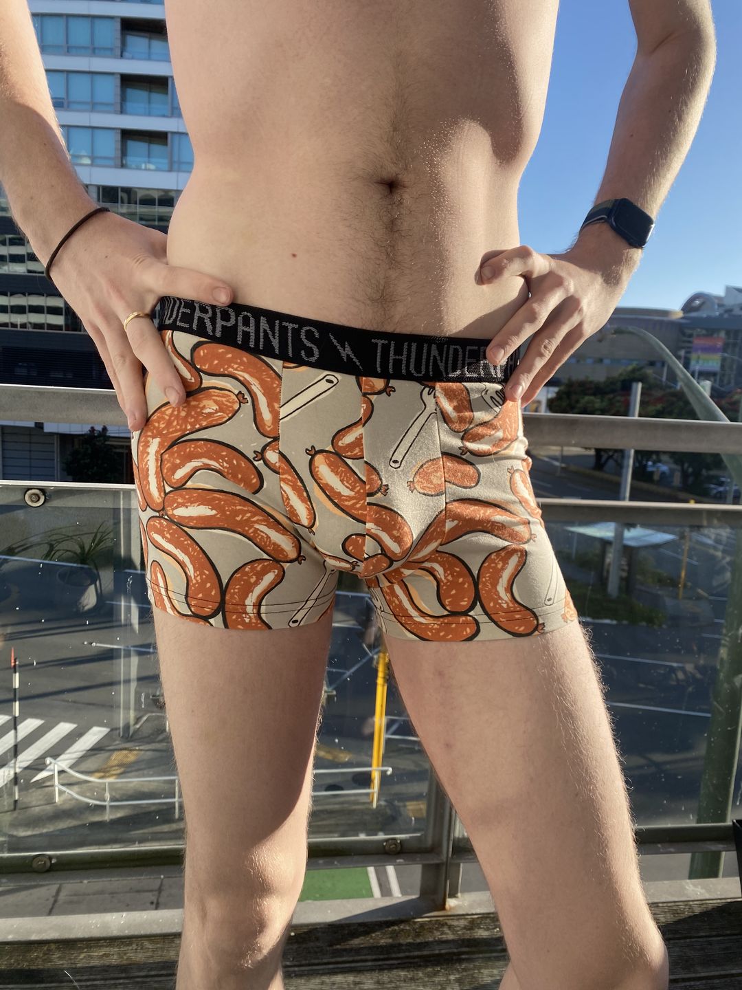 Customer photo review of Pouch Boxer Black