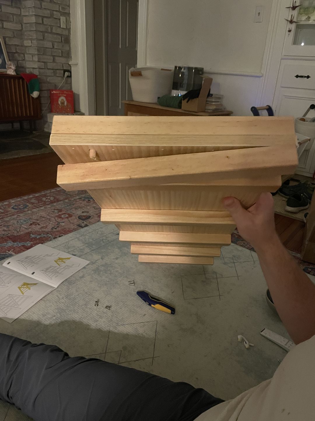 Customer photo review of Olive- Pikler Triangle Ladder and Climber Slide - Multiple Sizes