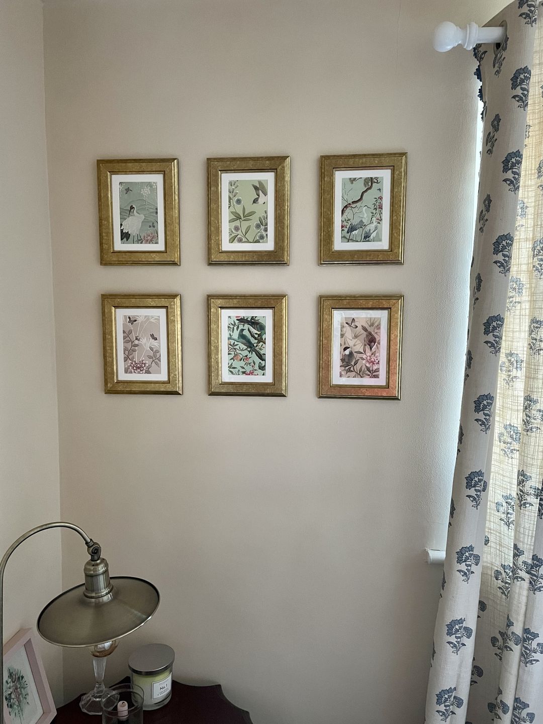 Customer photo review of Chinoiserie Mini Art Prints - Set Of 6