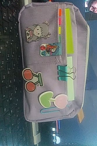 Customer photo review of Daydream Canvas Pencil Case