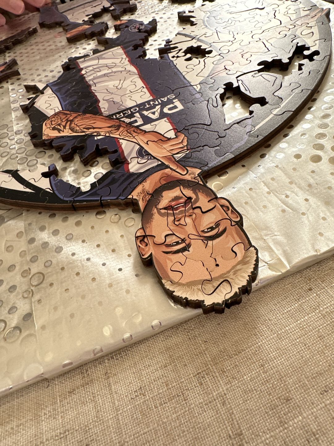 Customer photo review of Neymar Jr. - Official Wooden Puzzle