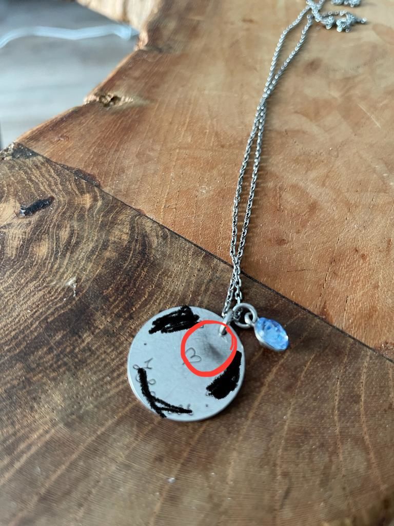 Customer photo review of Halskette mit Geburtsstein