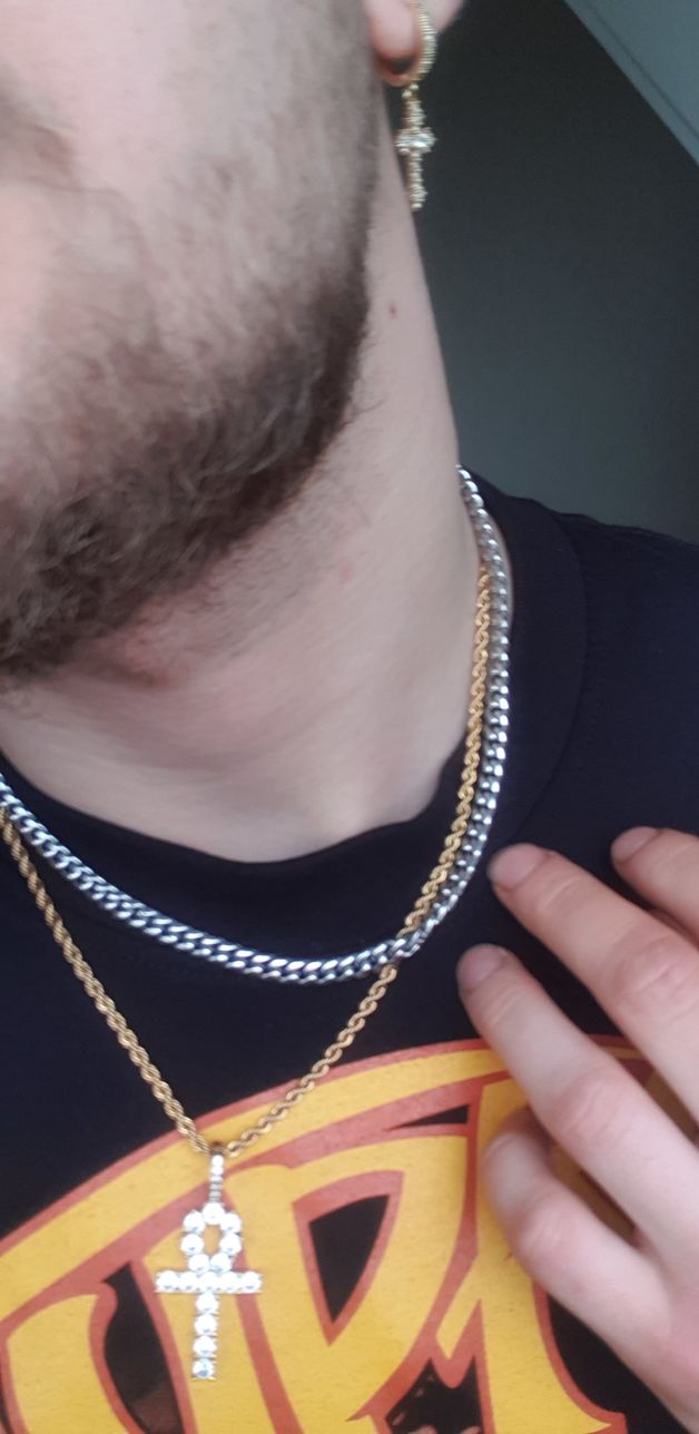 Customer photo review of CLEAN CUBANA. - 6MM WHITE GOLD