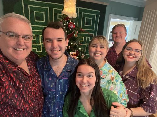 Customer photo review of Dnd Weapons Plum Button Up Shirt
