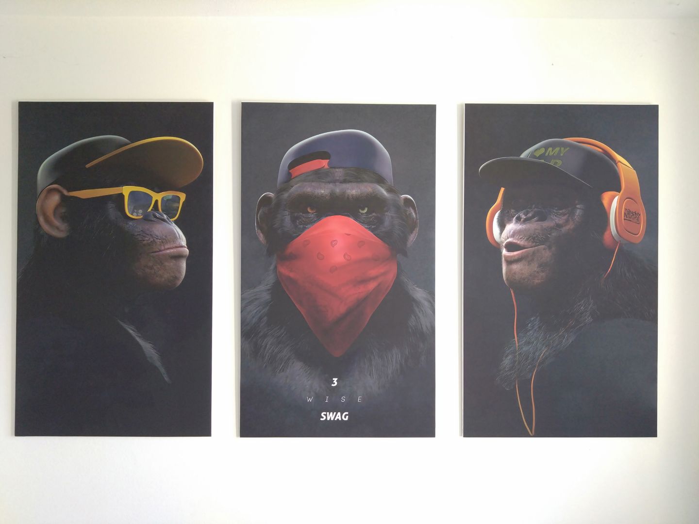 Customer photo review of Toile - 3 Monkeys