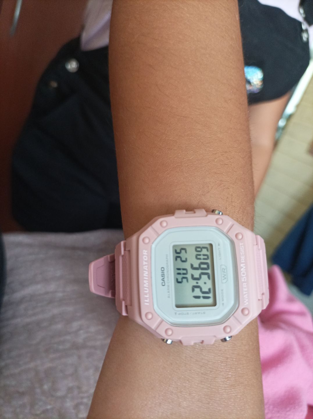 Customer photo review of Reloj Casio Vintage W-218HC-4AVDF Rosado