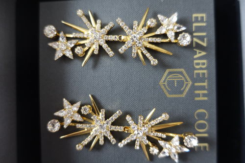 Customer photo review of Lyra Earrings