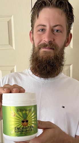 Customer photo review of Enlighten Supergreens + Sea Minerals