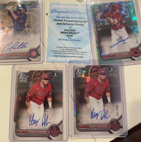 Customer photo review of 2022 Bowman Draft Baseball Super Jumbo Box