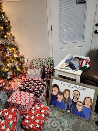 Customer photo review of Custom Fur-mily Portrait