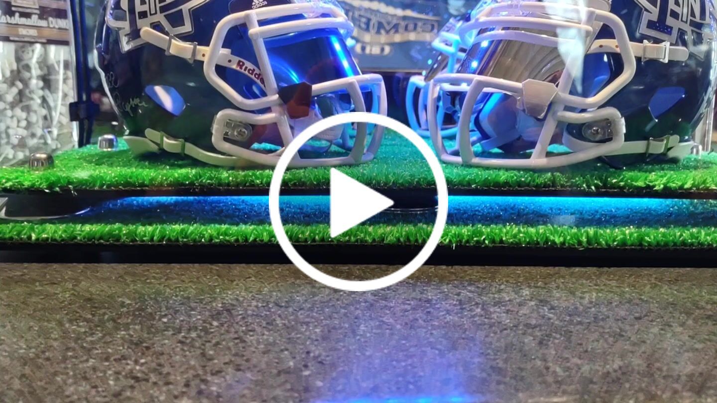 Customer video review of 2 Mini Helmet or Mini Football with Mini Helmet Display Case - Mirror (V46/A019)
