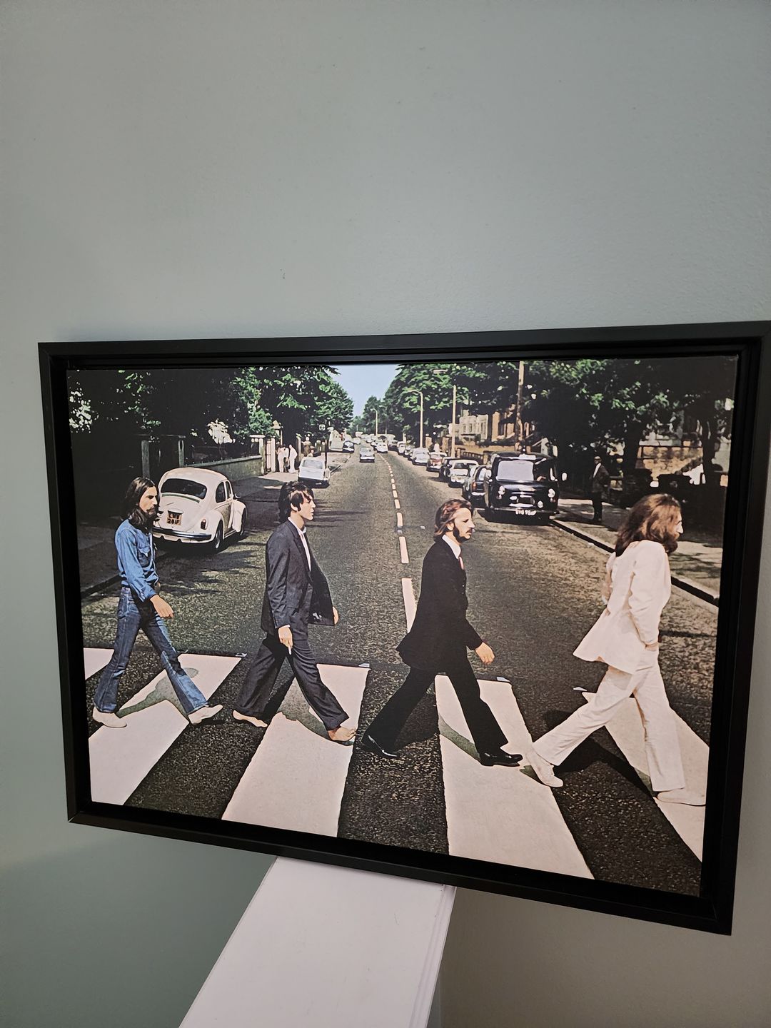 Customer photo review of Abbey Road Wall Art