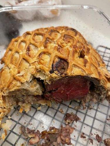 Customer photo review of Beef Wellington - innbakt oksefilet