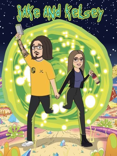 Customer photo review of 'Rick and Morty' Custom Portrait