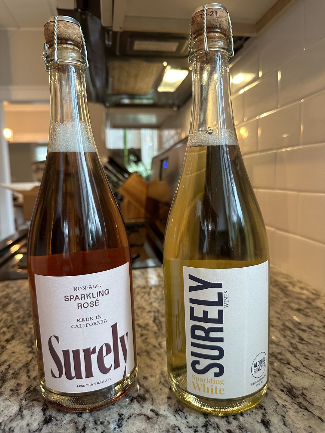 Customer photo review of Non-Alcoholic Sparkling Rosé