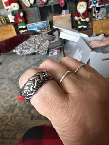 Customer photo review of Crashing Waves Ring