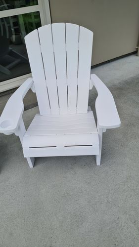 Customer photo review of Alpine Adirondack Chair