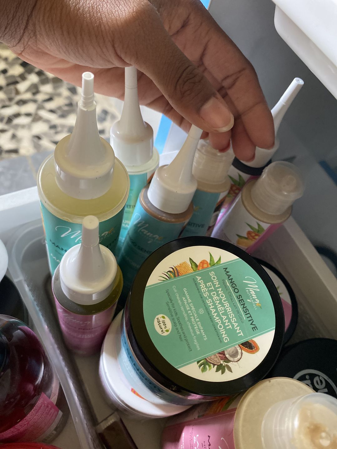 Customer photo review of Pack routine Mango SENSITIVE