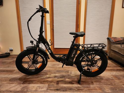 Customer photo review of U7 Step-thru Foldable Fat Tire Electric Bike
