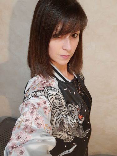 Customer photo review of Four Legendary Creatures Sukajan Souvenir Jacket