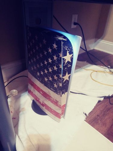 Customer photo review of Patriot - PS5 Console Skin