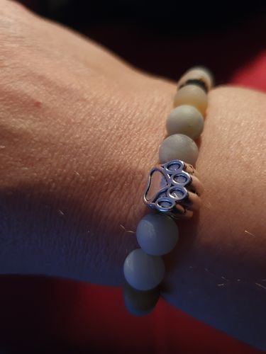 Customer photo review of "Polar Bear" Tracking bracelet