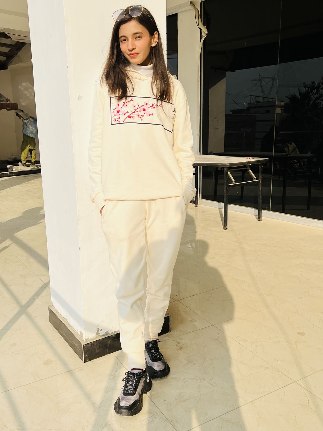 Customer photo review of Tapered Sweatpants
