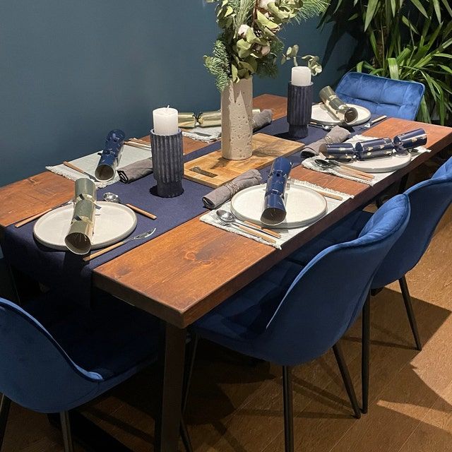 Customer photo review of Trapezium Dining Table