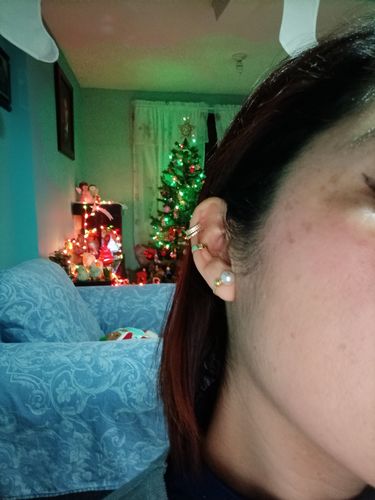 Customer photo review of Set de Earcuffs Gold