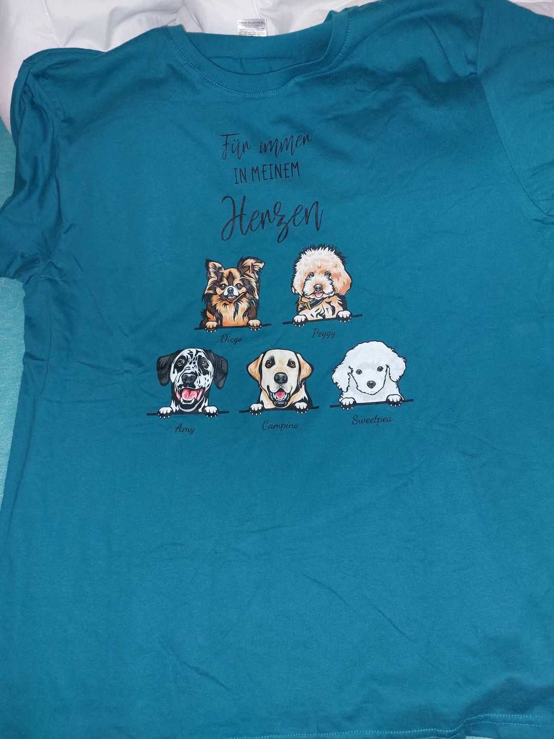 Customer photo review of Haustiereltern - Individuelles T-Shirt
