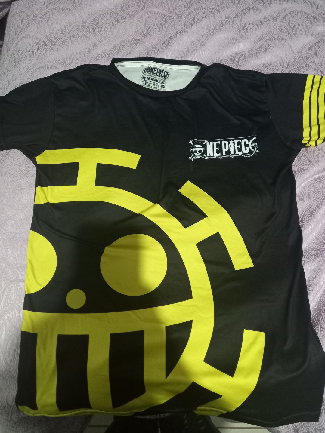 Customer photo review of Playera Pijama One Piece Piratas Corazón Trafalgar Law