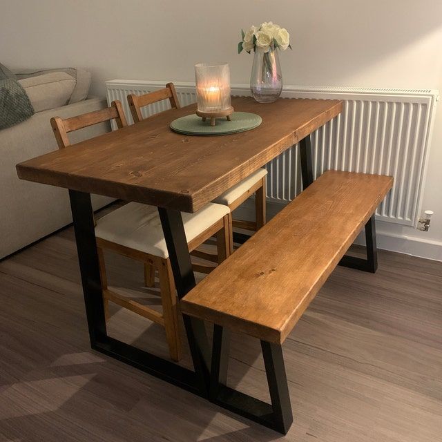 Customer photo review of Trapezium Dining Table