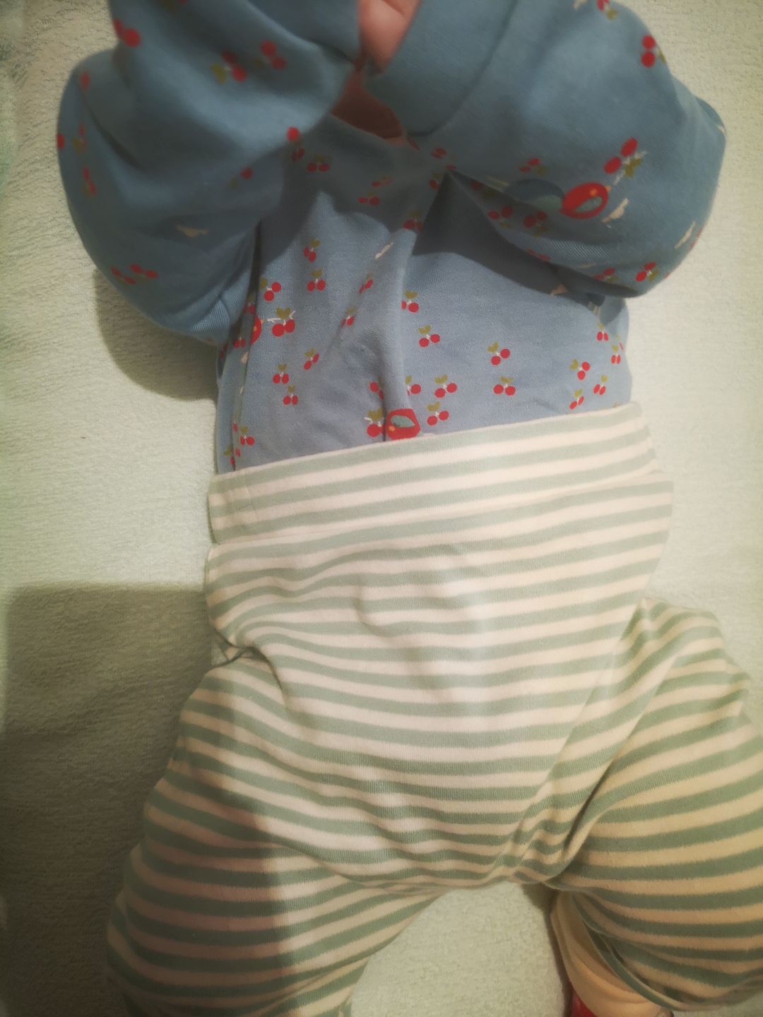 Customer photo review of Cherry Blossom Organic T-Shirt & Jogger Playset