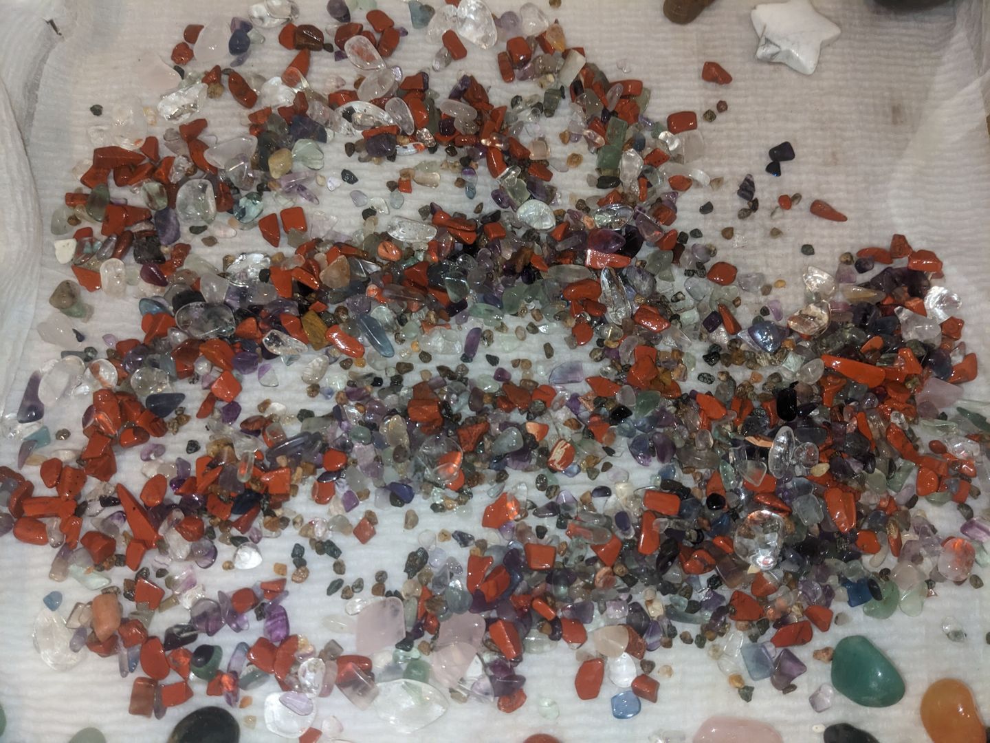 Customer photo review of Scoop of Tumbled Stones