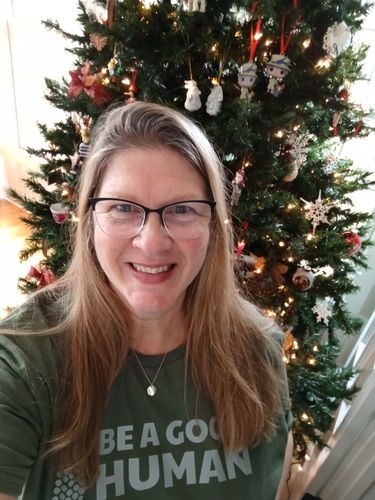 Customer photo review of (Subdued) Be A Good Human - Unisex T-Shirt