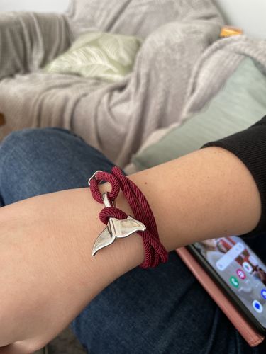 Customer photo review of "Polar Bear" Tracking bracelet