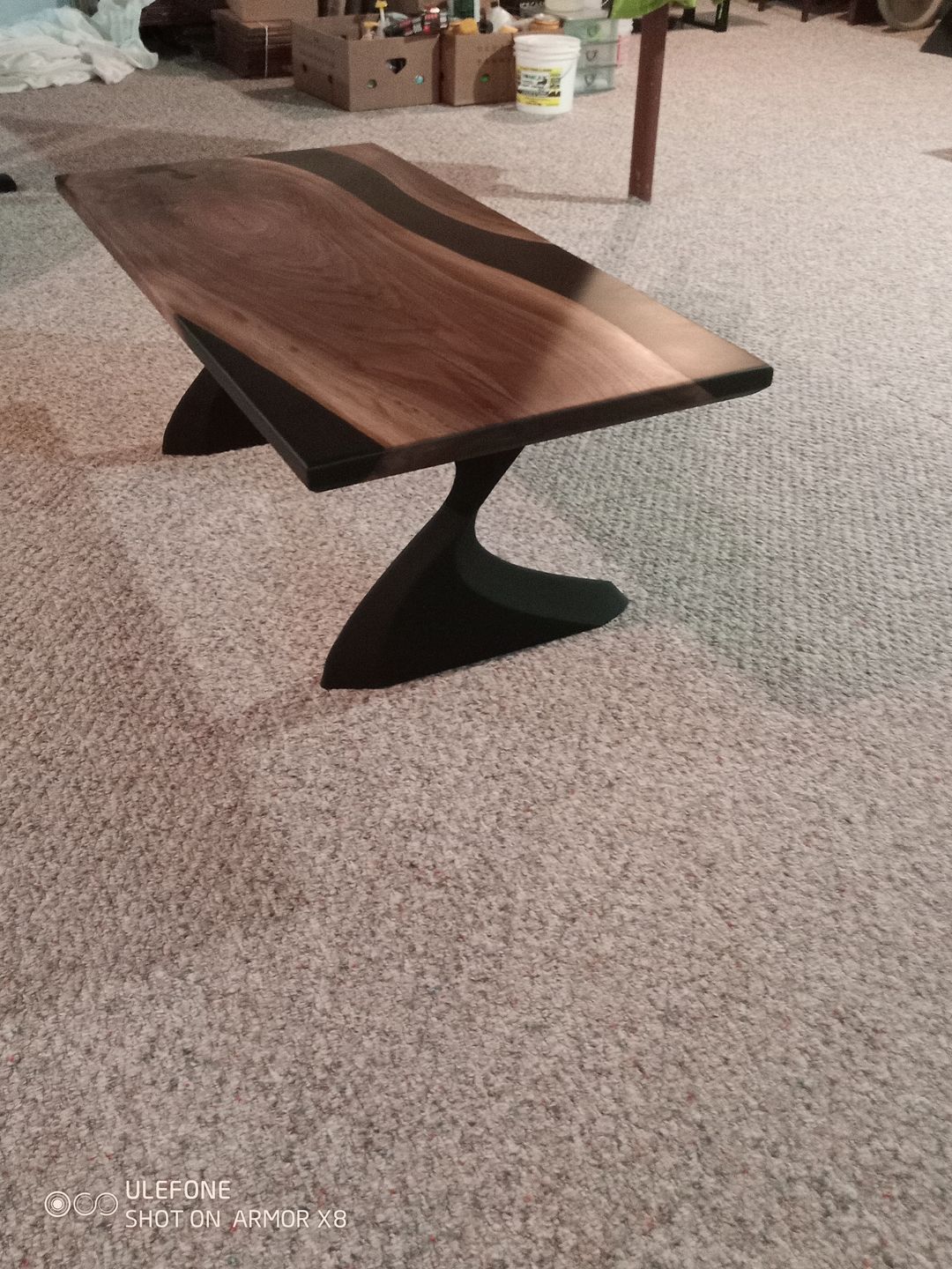 Customer photo review of Metal Base Bench Legs - 214 Botas - 16H inch - Set of 2 pcs - Flowyline