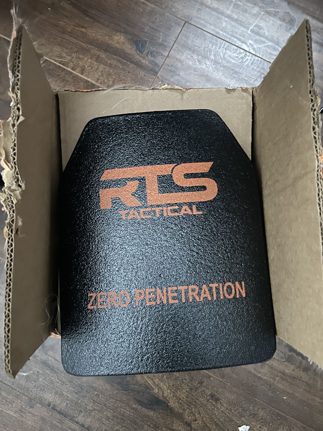 Customer photo review of RTS Tactical Ceramic NIJ 0101.06 Level IV Rifle Protection Plate Insert - 10 X 12