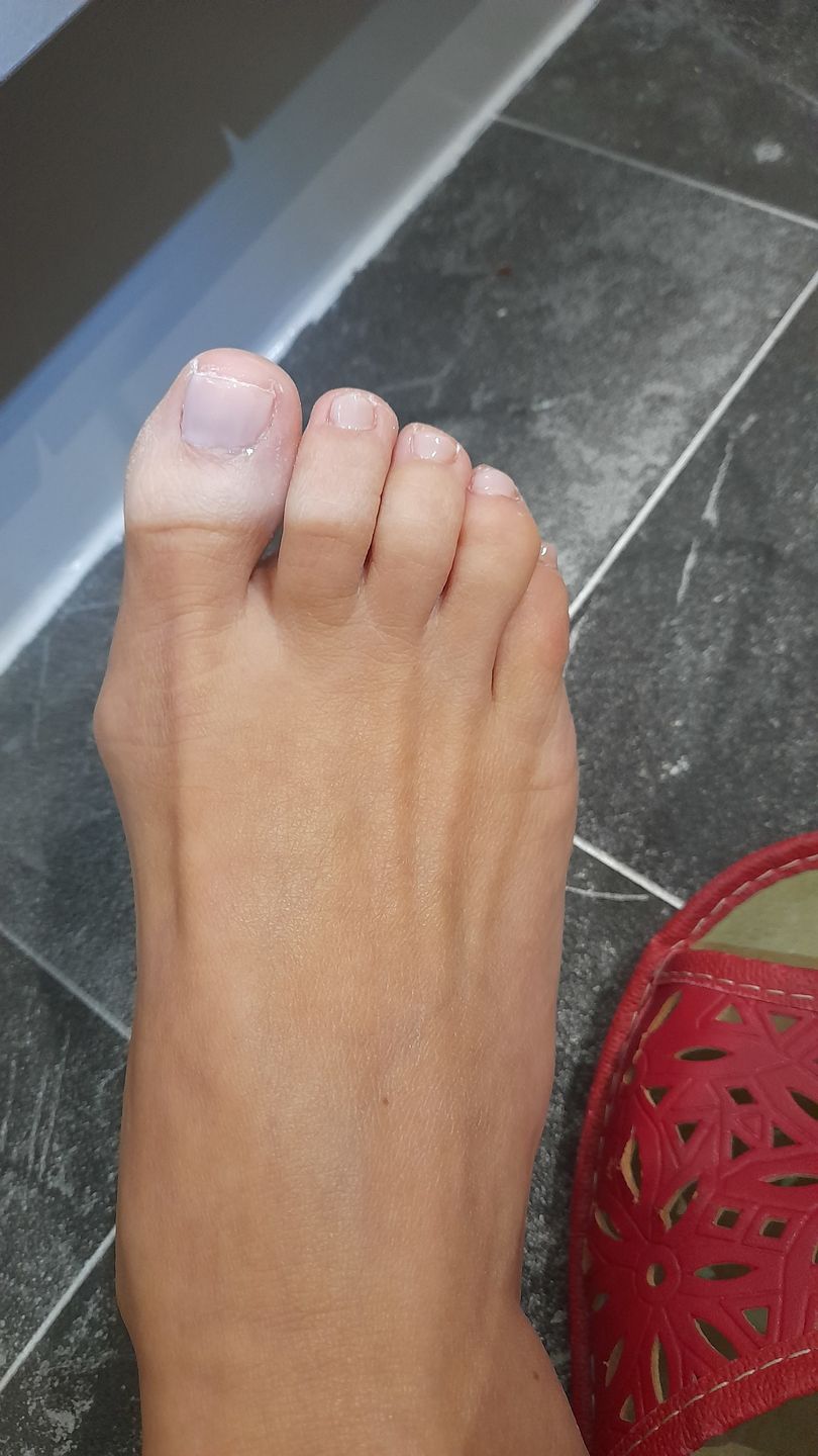 Customer photo review of Semilac 002 Delicate French UV Gel Polish 7ml