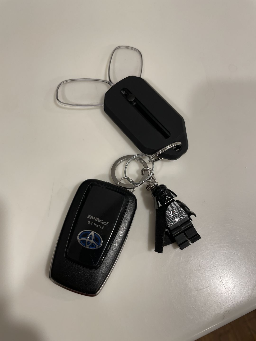Customer photo review of Readers + Black Keychain Case