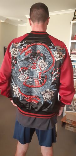 Customer photo review of Samurai Sukajan Souvenir Jacket