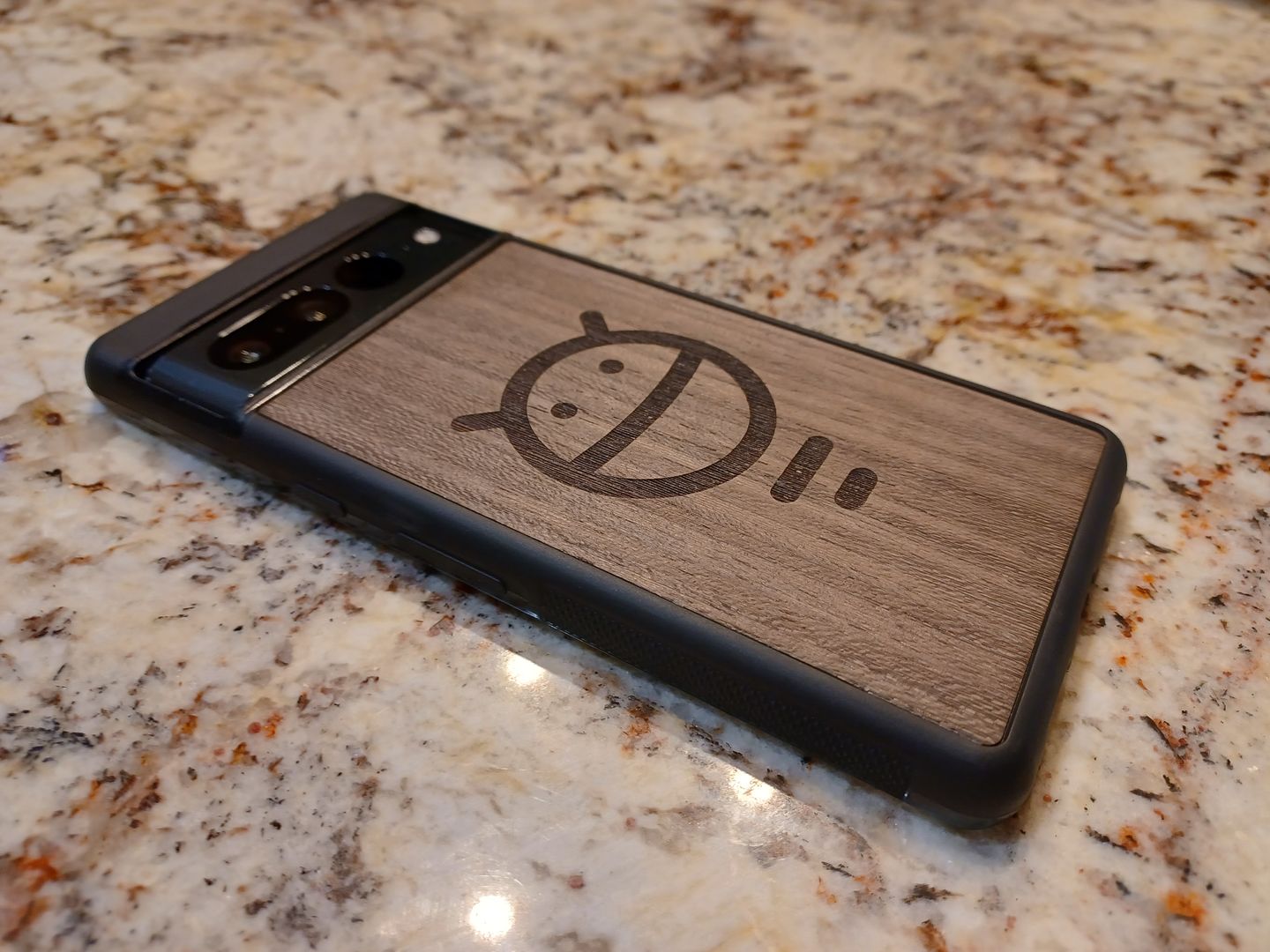 Customer photo review of Custom Logo Google Pixel Case