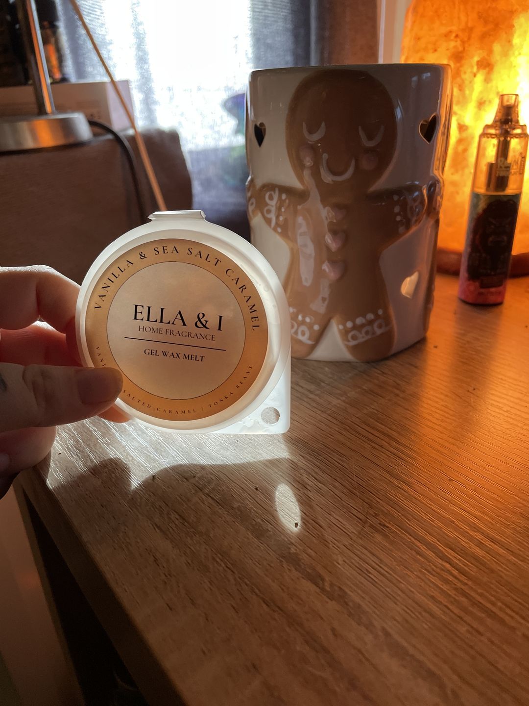 Customer photo review of Vanilla & Sea Salt Caramel Gel Melt