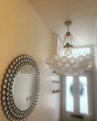 Customer photo review of Modern Glass Bubble Chandelier Light