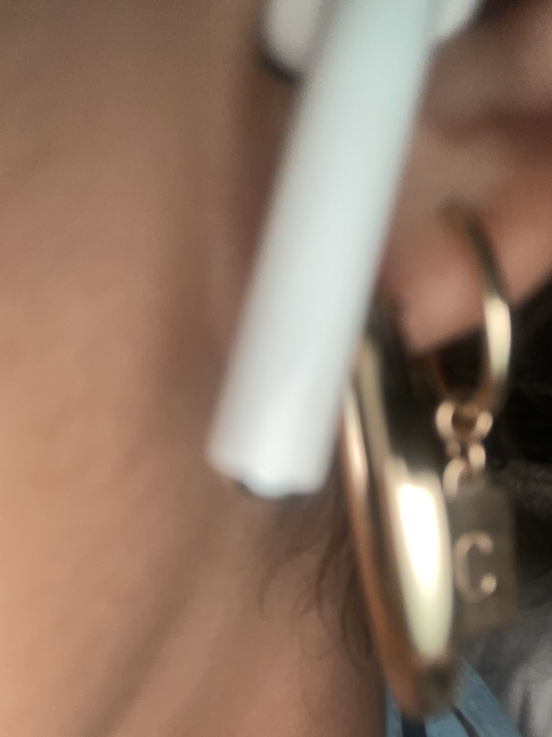 Customer photo review of Custom Engraved Hoops