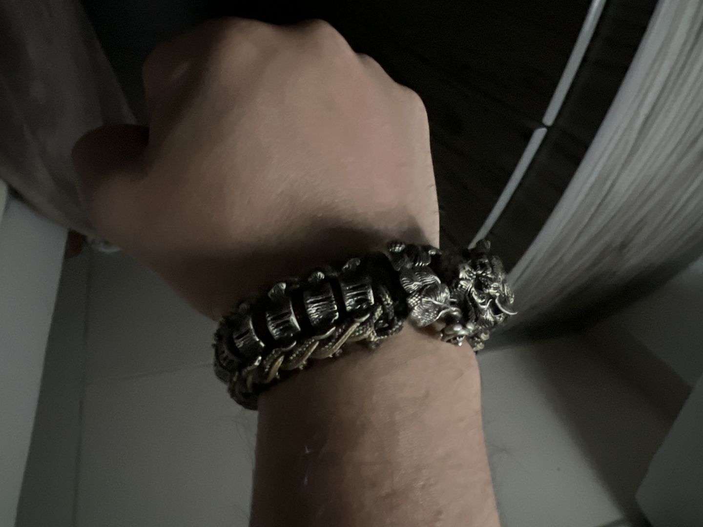 Customer photo review of Tiger Paracord Bracelet