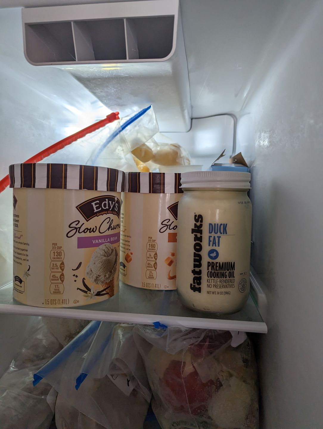 Customer photo review of Cage Free Duck Fat (14 oz)