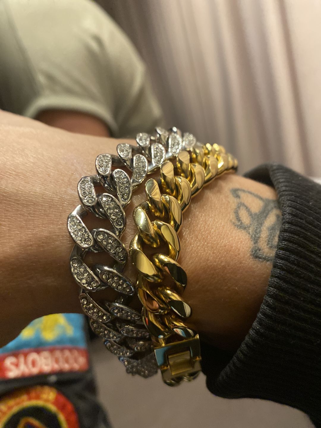 Customer photo review of CLEAN CUBANA. - 12MM 18K GOLD