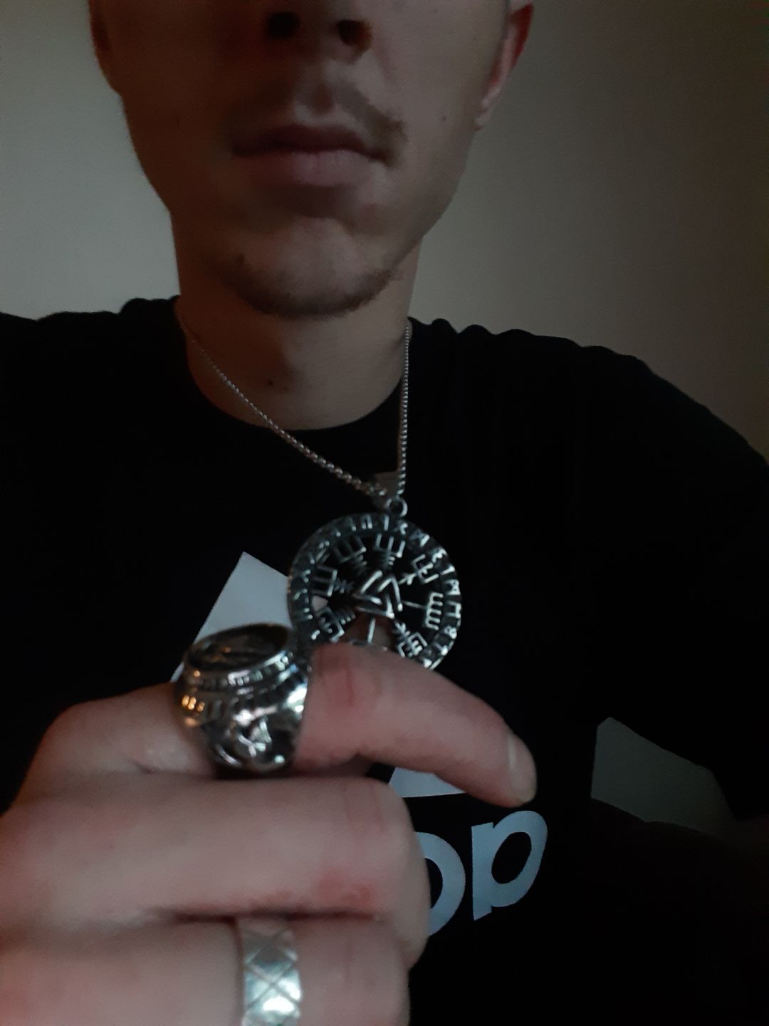 Customer photo review of VIKING COMPASS. - NECKLACE